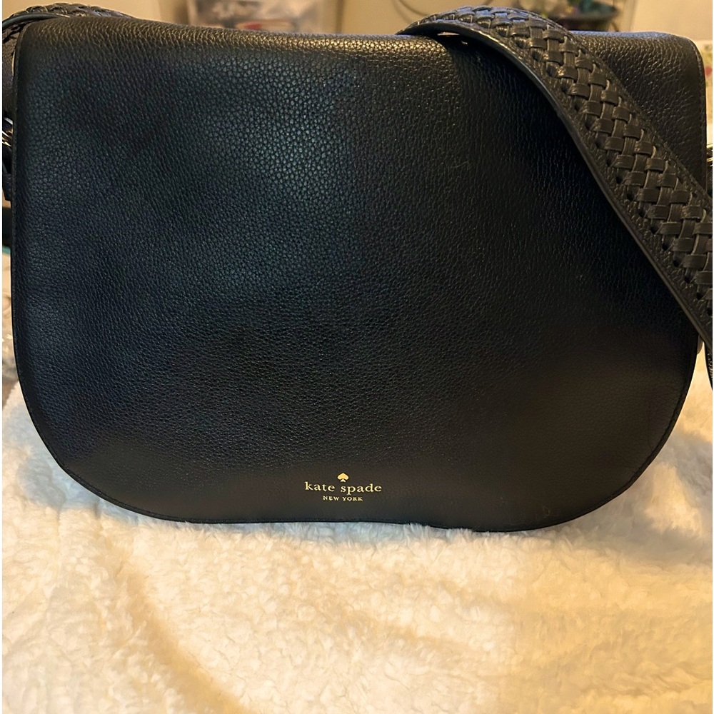 Kate ♠️ Spade Black Leather Handbag